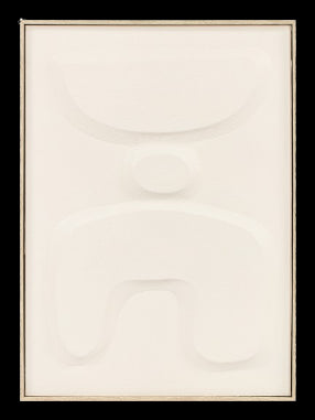 Elena, Painting, Framed poster, Poster, H70xW50xD3,8cm, Off white, vit
